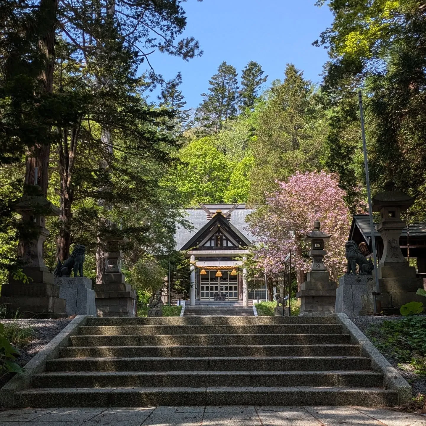 由仁神社⛩️参拝